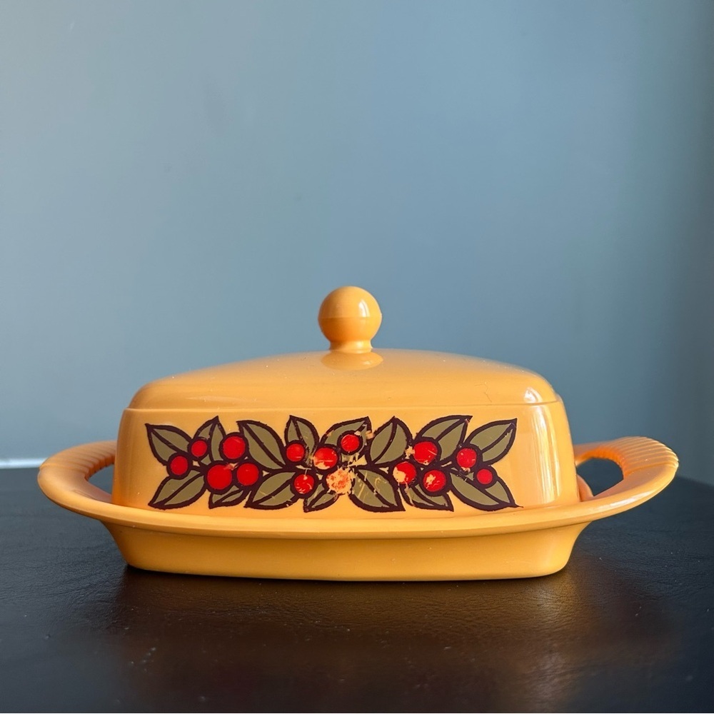 EMSA Vintage 70s Plastic Butter Dish Made in West Germany